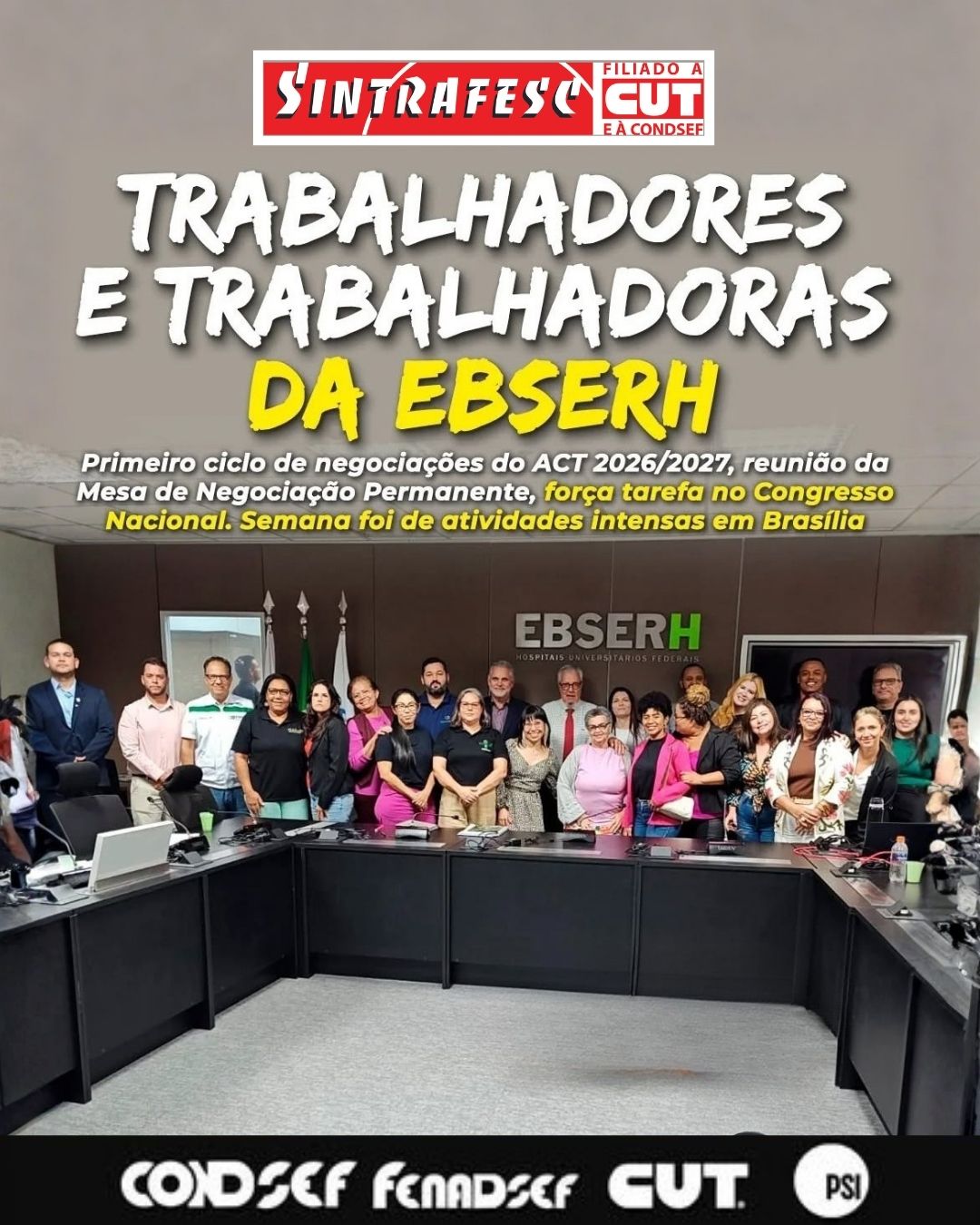 ACT Ebserh: Trabalhadores cobram resposta urgente para cláusulas econômicas