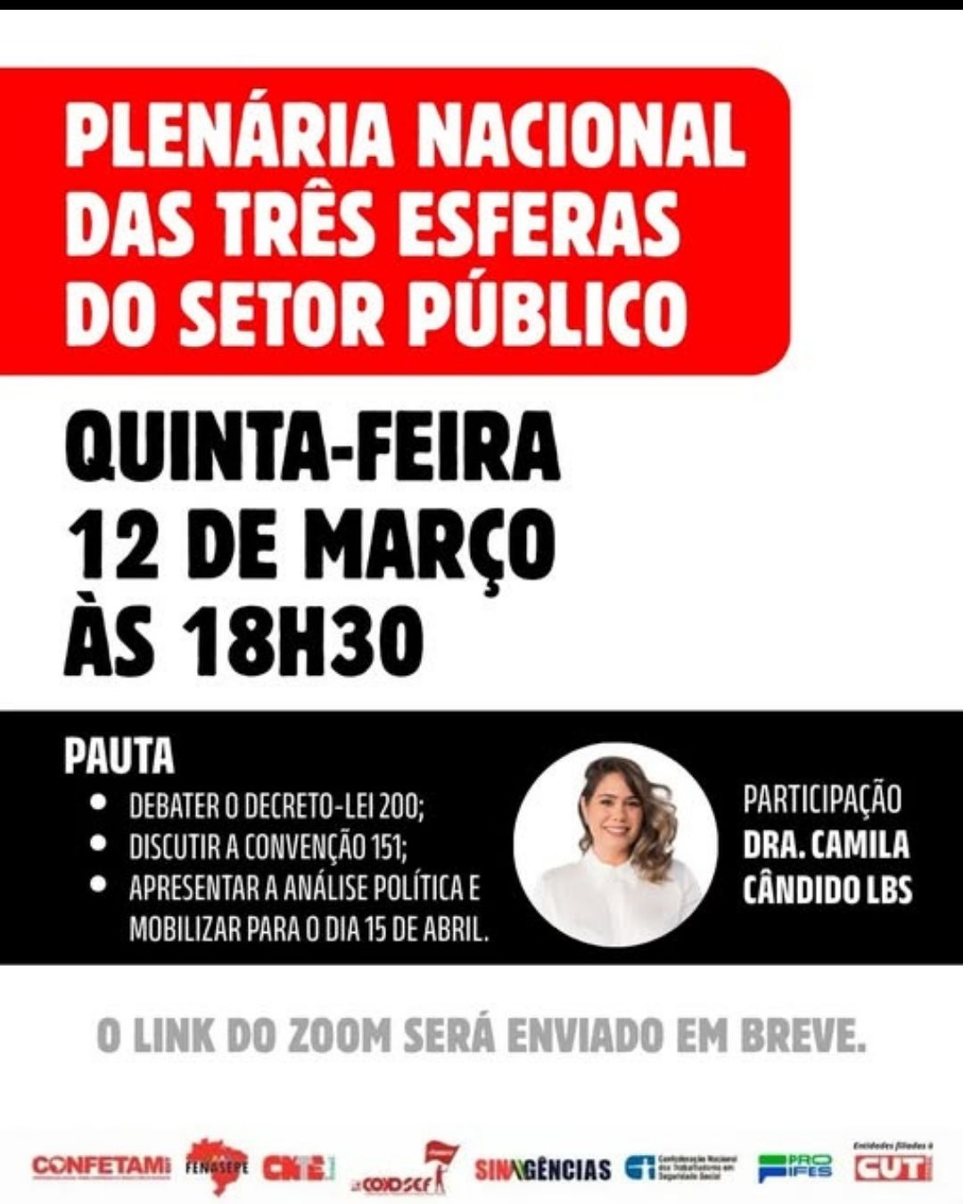 Três Esferas da CUT convoca plenária para fortalecer a luta em defesa do serviço público