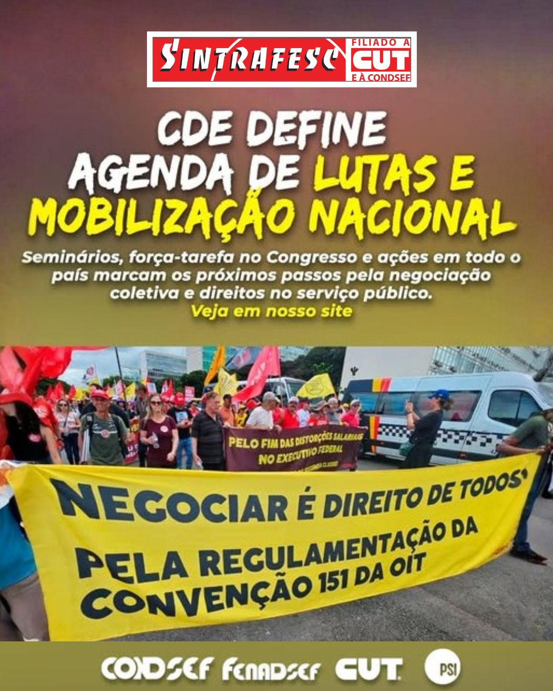 CDE da Condsef/Fenadsef define agenda de mobilização, seminários e pressão por direitos
