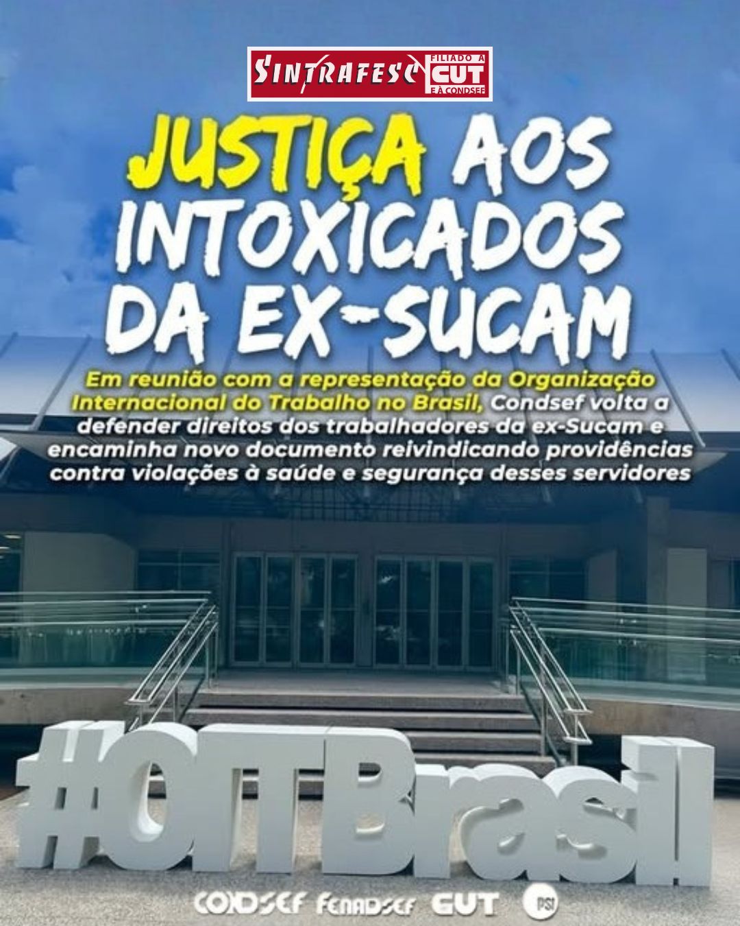 Servidores intoxicados da ex-Sucam voltam à pauta da OIT