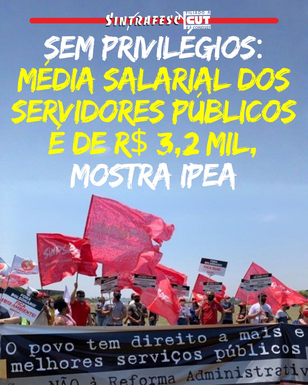 Sem privilégios: média salarial dos servidores públicos é de R$ 3,2 mil, mostra Ipea 