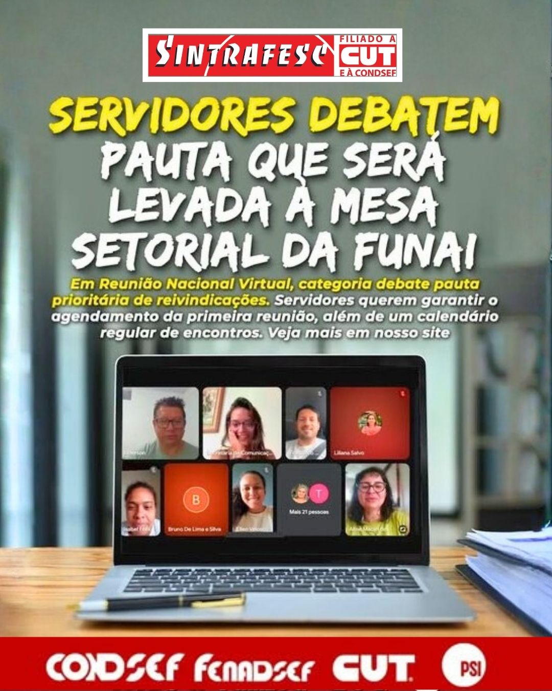Servidores da Funai discutem reivindicações e cobram instalação de mesa de negociação