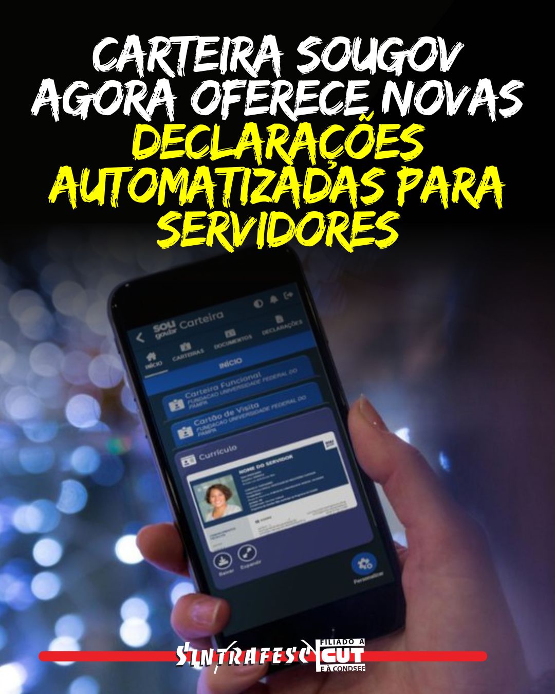 Carteira SouGov agora oferece novas declarações automatizadas para servidores