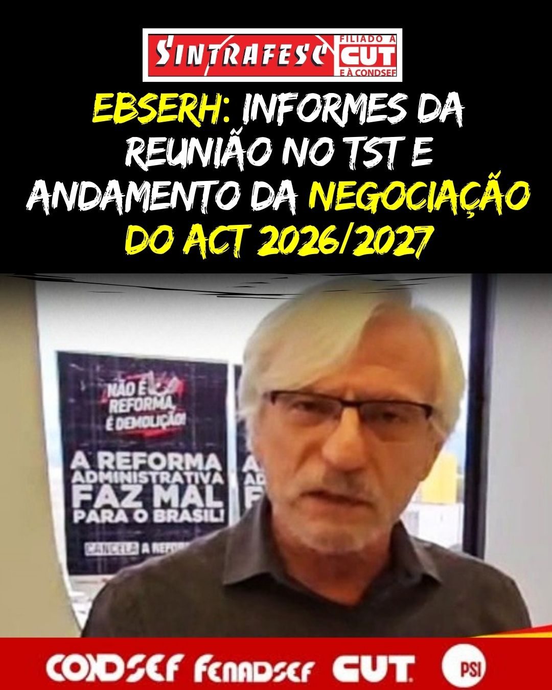 Ebserh: informes da reunião no TST e andamento da negociação do ACT 2026/2027