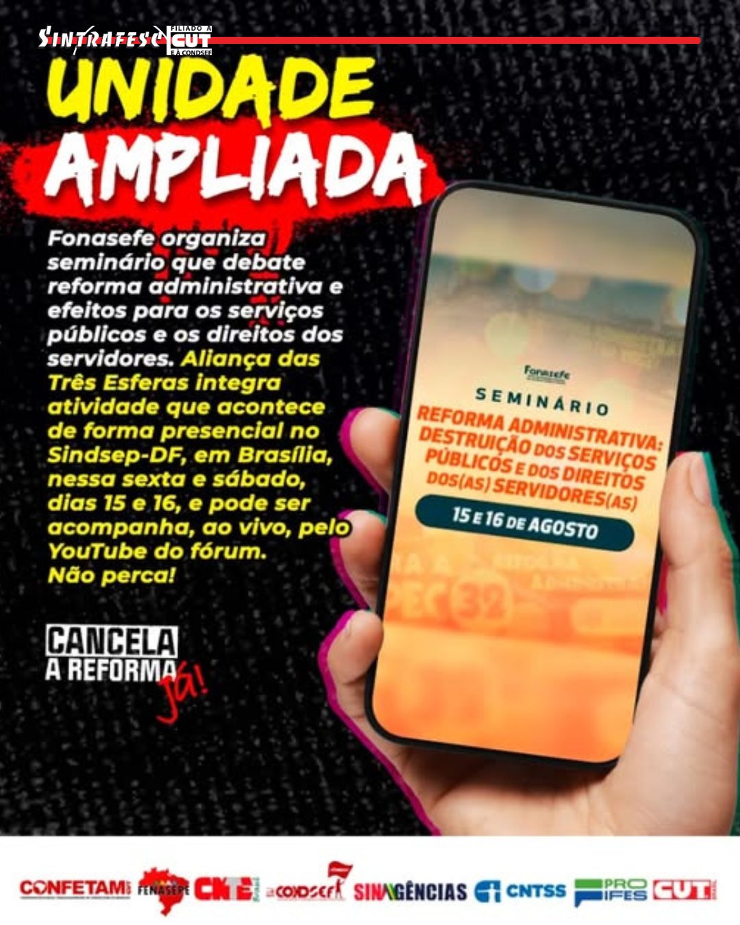 Seminário debate reforma administrativa e a destruição dos serviços públicos e de direitos