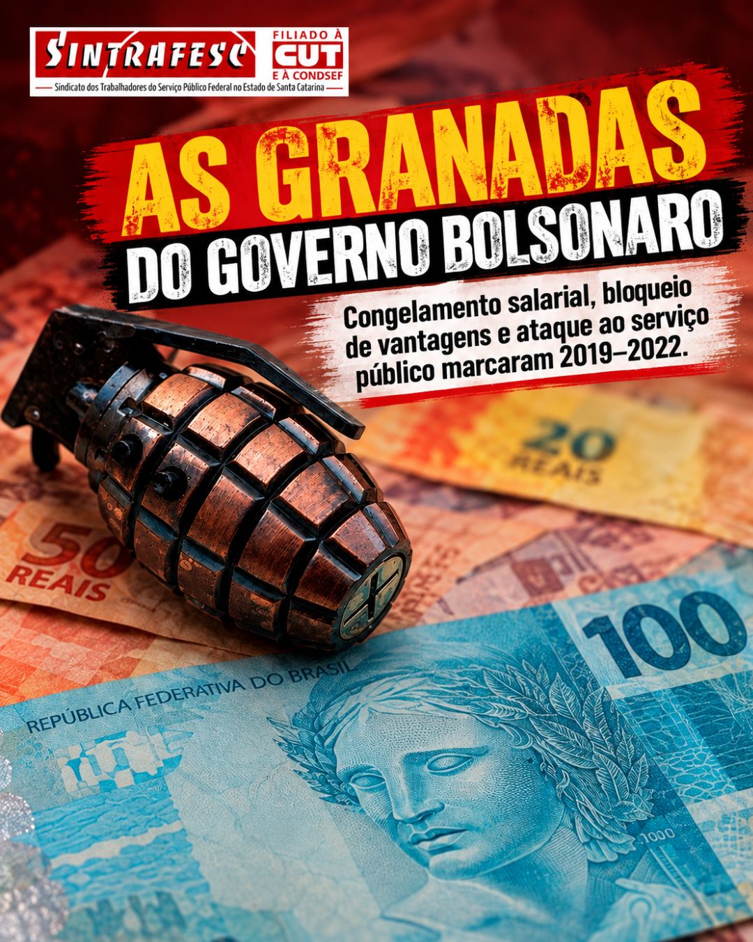 As granadas do governo Bolsonaro no bolso das servidoras e servidores
