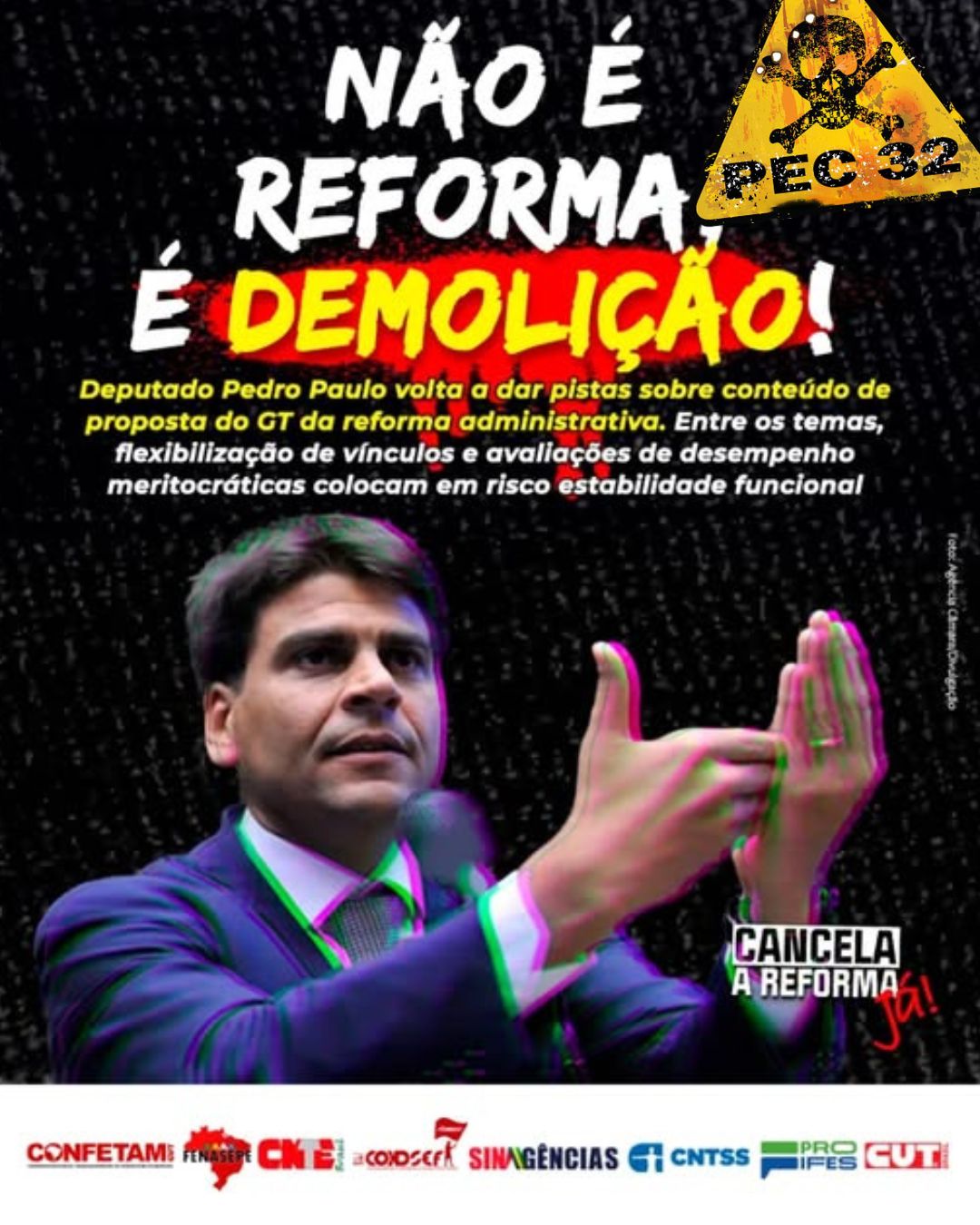 GT da reforma administrativa também mira atuais servidores, revela deputado Pedro Paulo