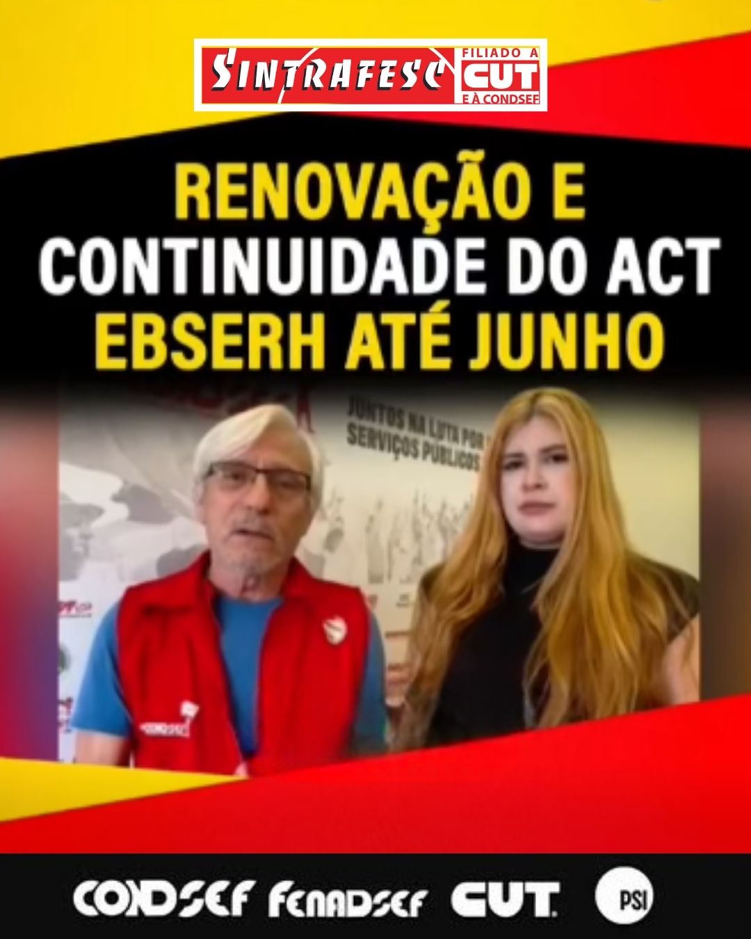 Renovação e continuidade do ACT Ebserh até junho