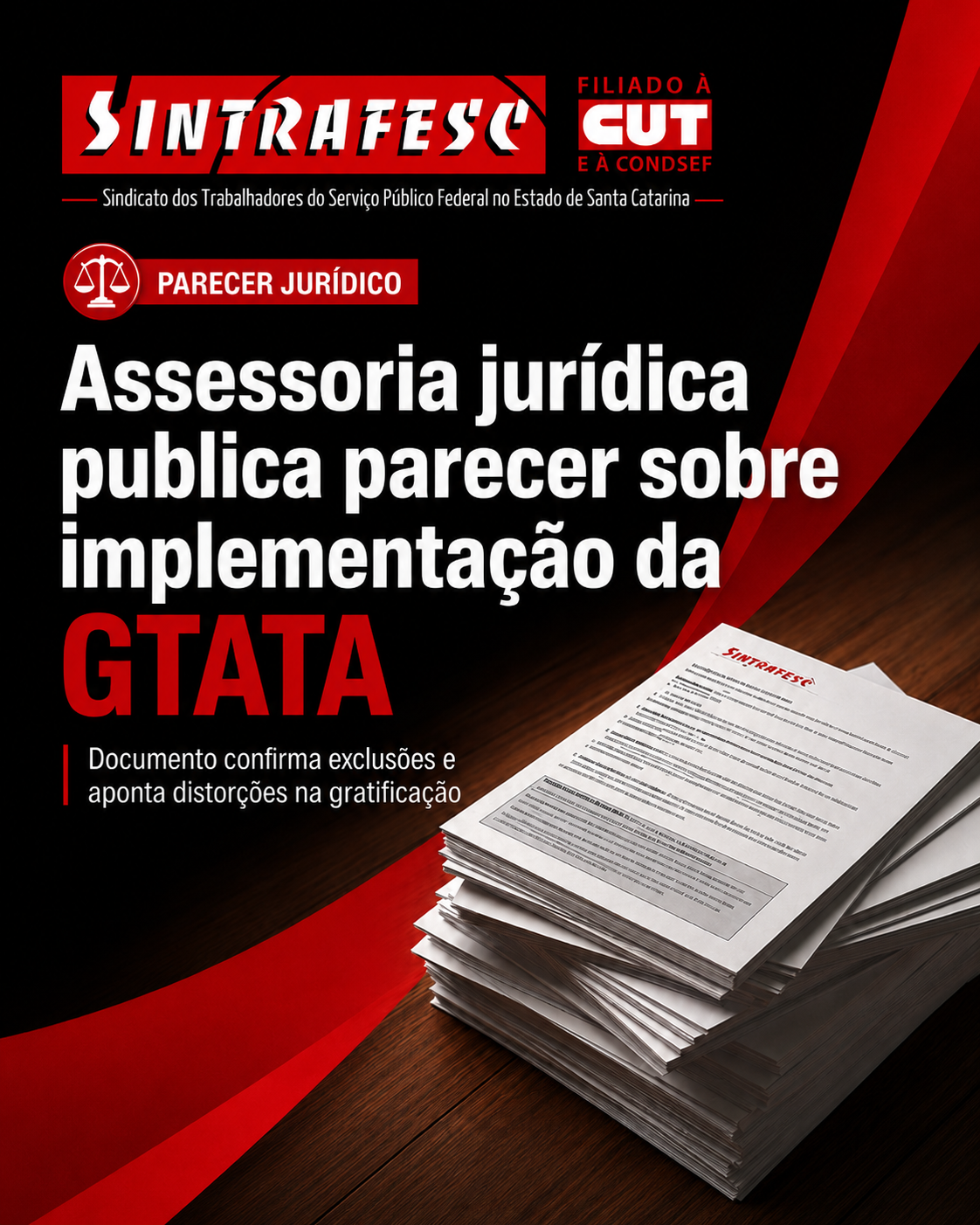 Assessoria jurídica publica parecer sobre implementação da GTATA