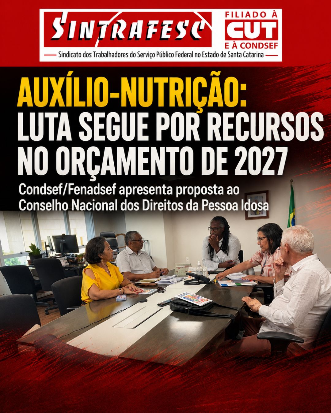 Condsef/Fenadsef segue luta pela criação de um auxílio-nutrição para servidores