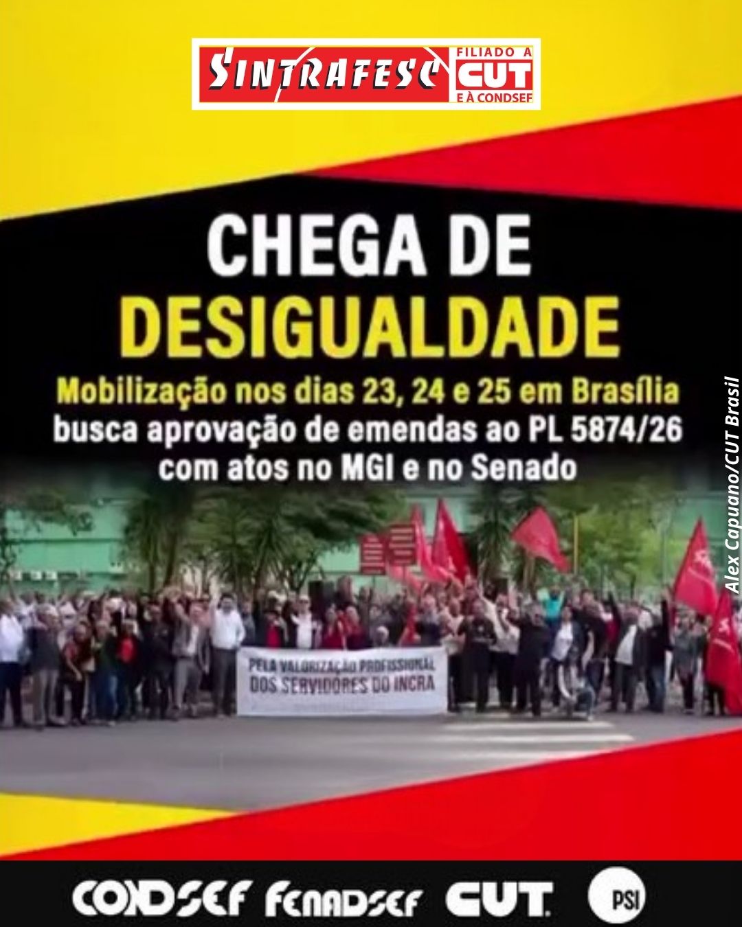 Chega de desigualdade: servidores pressionam MGI e Senado por emendas ao PL 5874/26