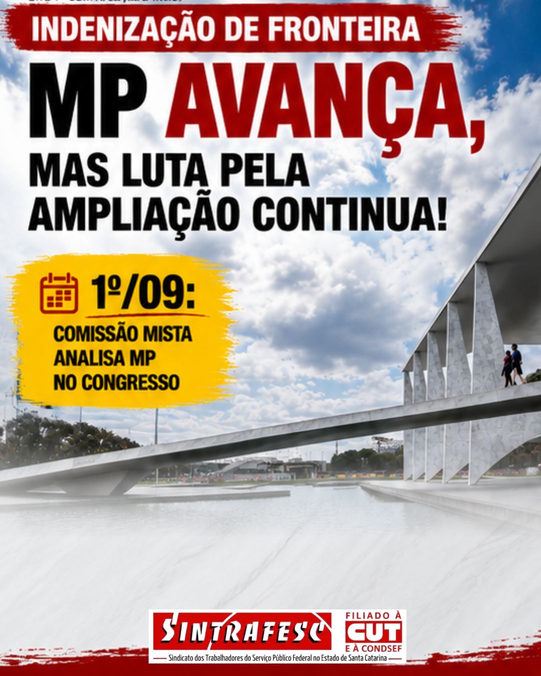 1º/09: Comissão Mista que analisa MP sobre indenização de fronteira tem reunião convocada