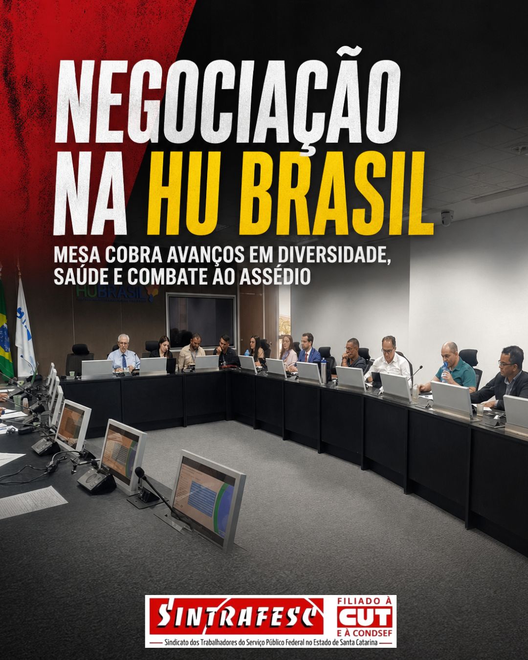 Confira informes da Mesa Nacional de Negociação da HU Brasil desta quarta, 26