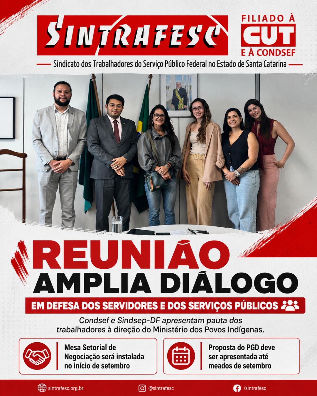 Reunião amplia diálogo em defesa dos servidores e dos serviços públicos