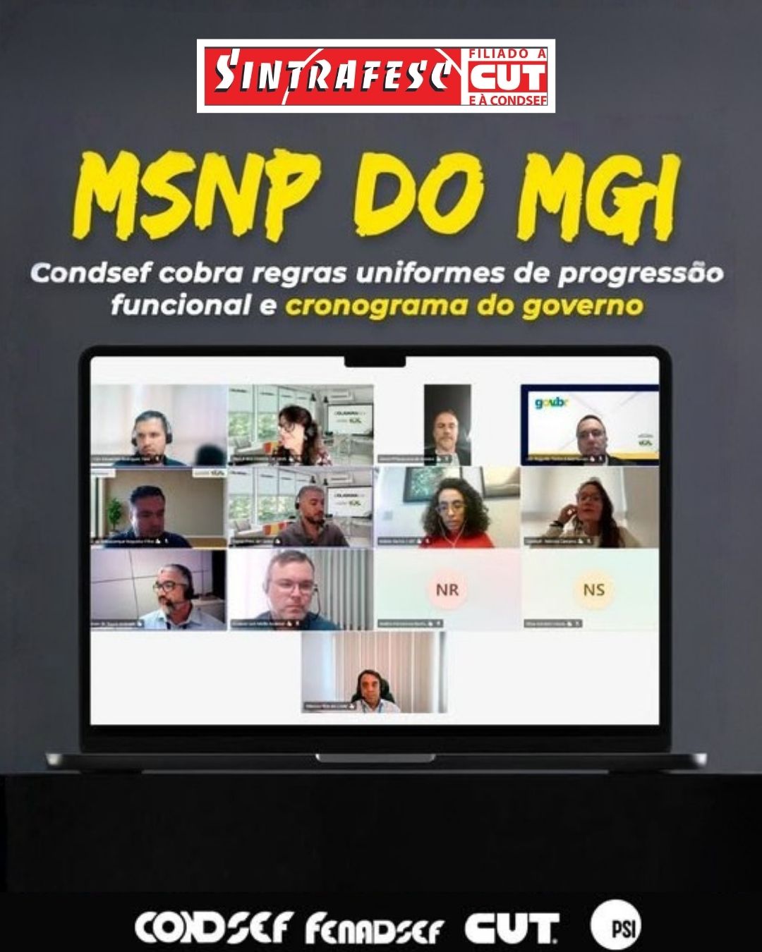 Condsef e Sindsep-DF cobram regras uniformes e cronograma do governo na MSNP do MGI