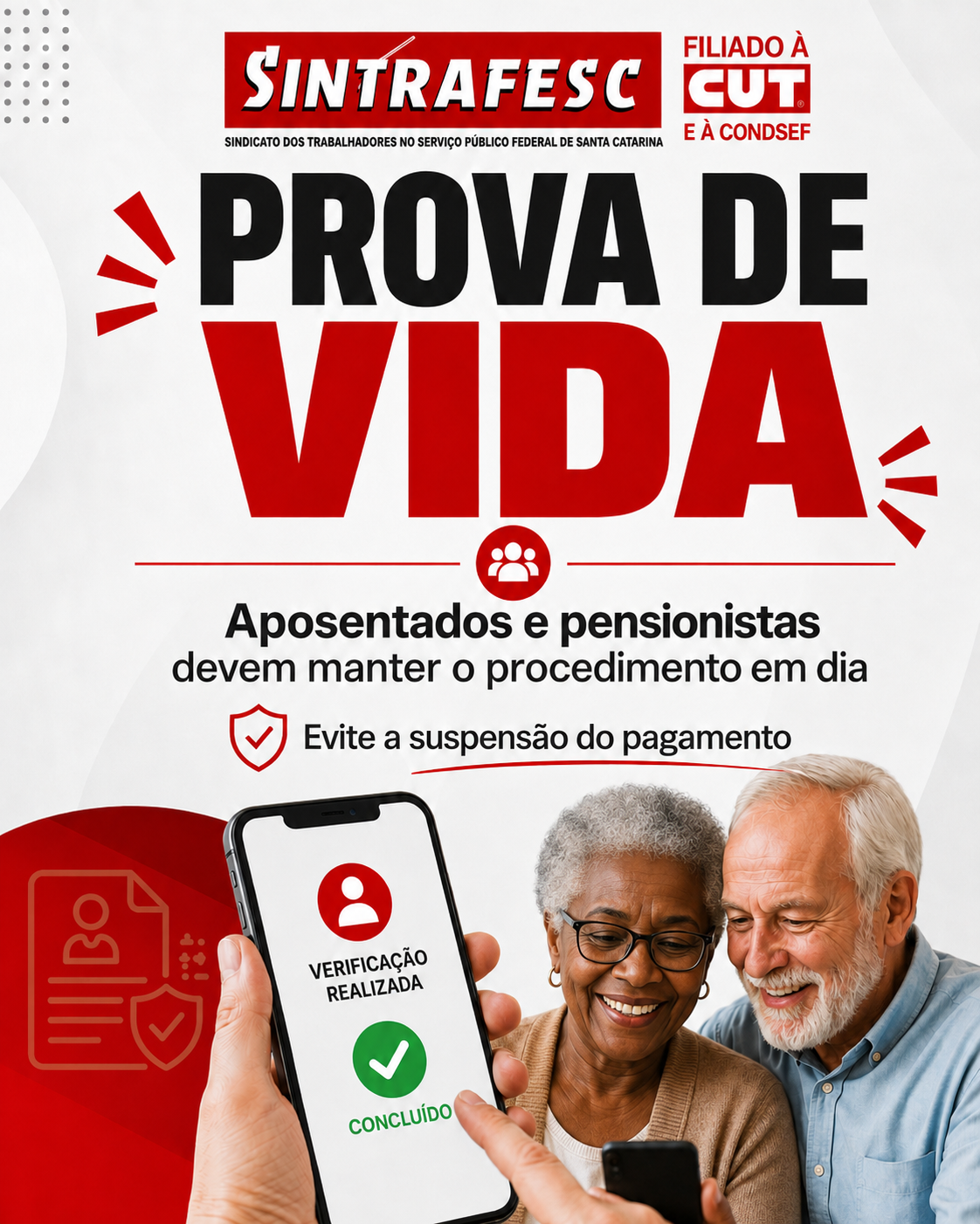 Prova de vida: aposentados e pensionistas devem manter procedimento em dia